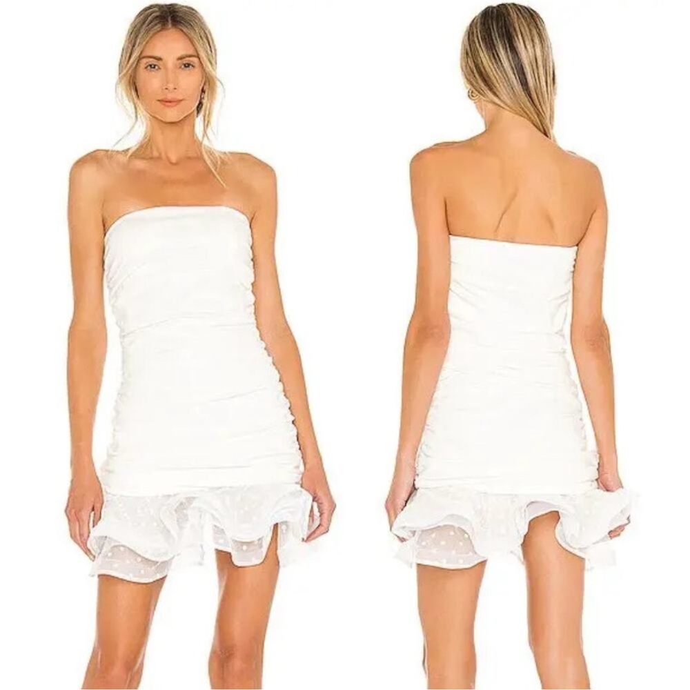 NEW NBD Alice Mini Dress in White
